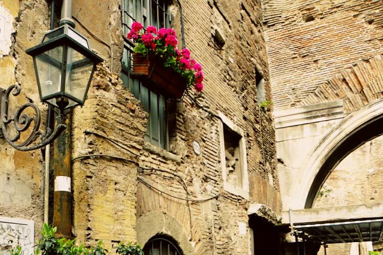 یک خیابان در ایتالیا