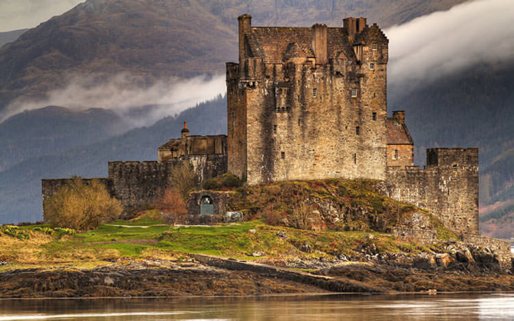 قلعه‌ی تاریخی الن دونن در اسکاتلند