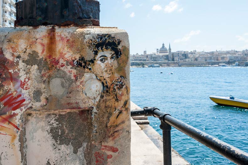 راهنمای کامل سفر به کشور مالت (قسمت اول) هنر گرافیتی