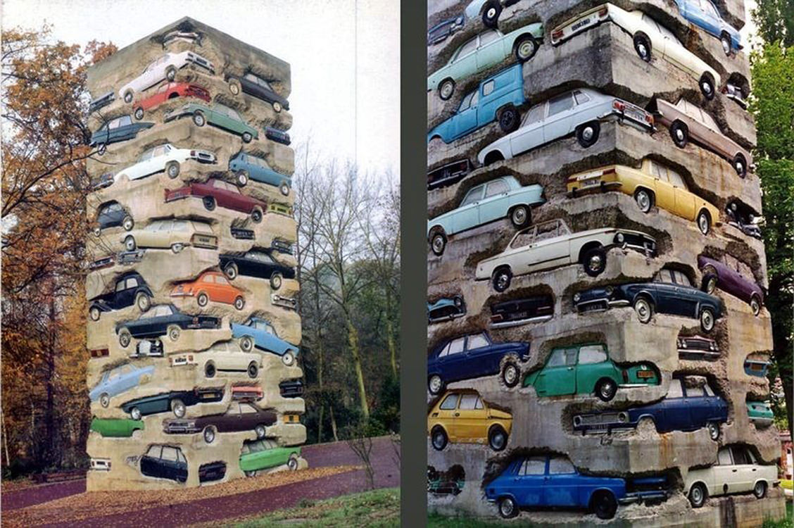 سازه ی پارکینگ در دراز مدت اثر آرمند فرناندز