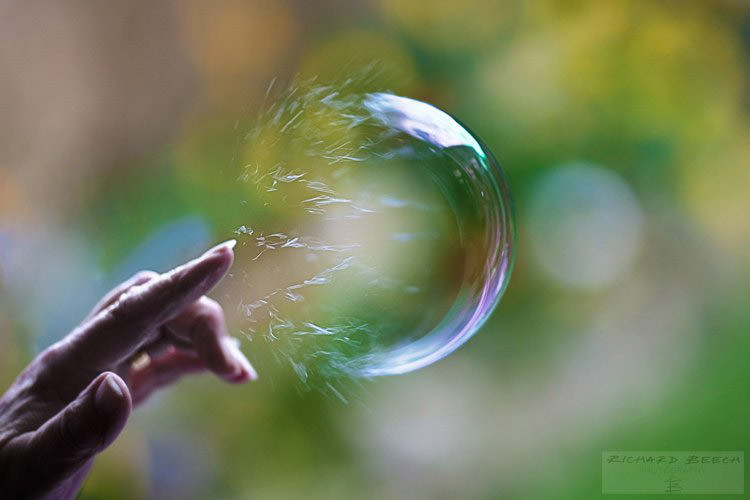 عکاسی از حباب