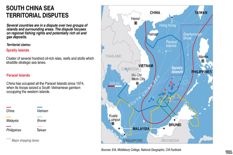 مسیر دریای چین جنوبی