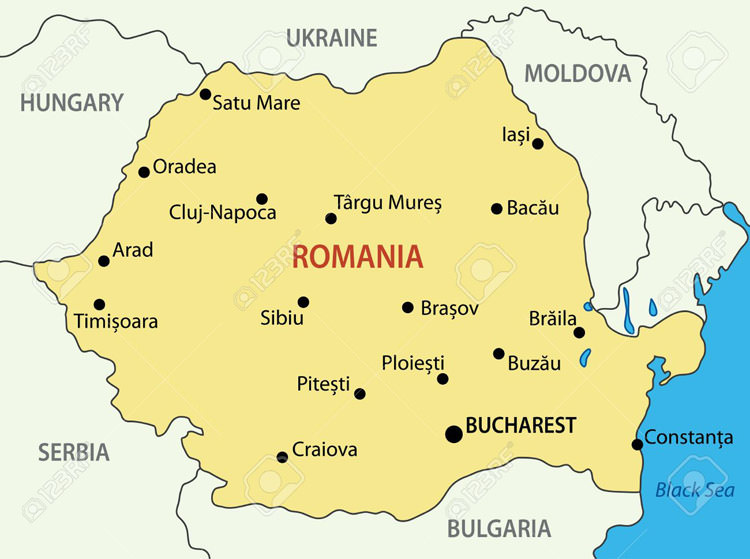 نقشه رومانی