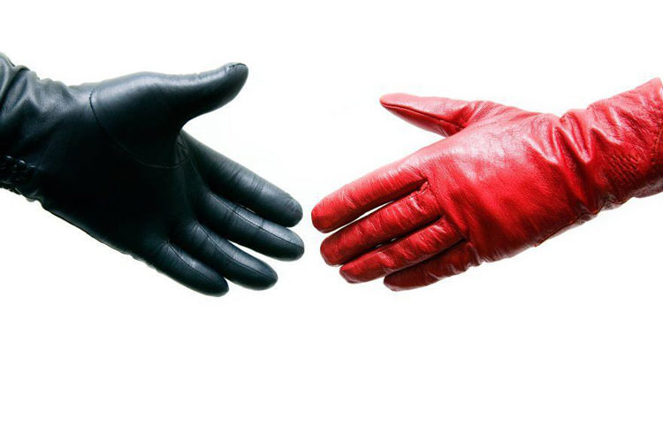 دست دادن در روسیه