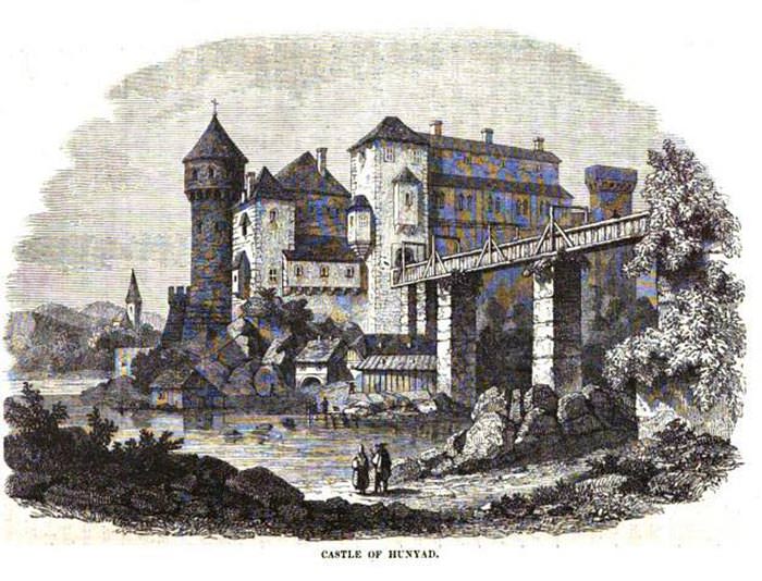 قلعه هوندا آرا در رومانی که الهام بخش برام استوکر در خلق قلعه کنت دراکولا بوده است