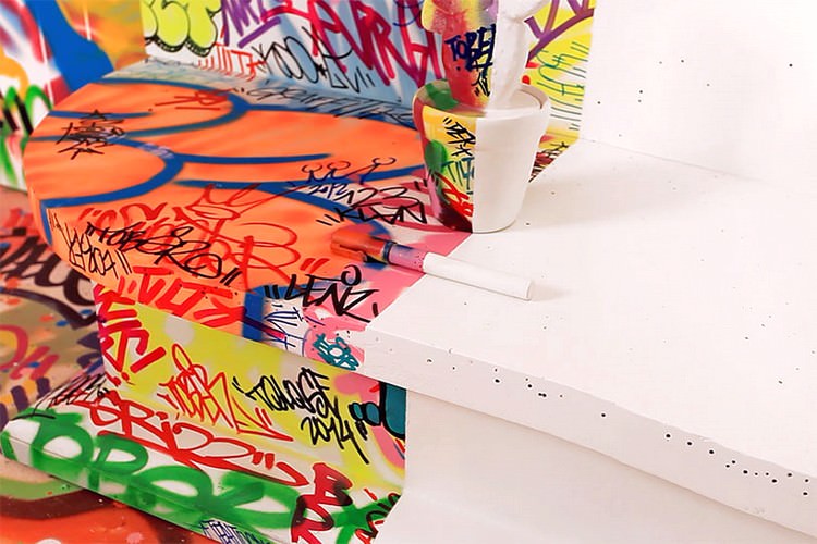 Half Graffiti Room
