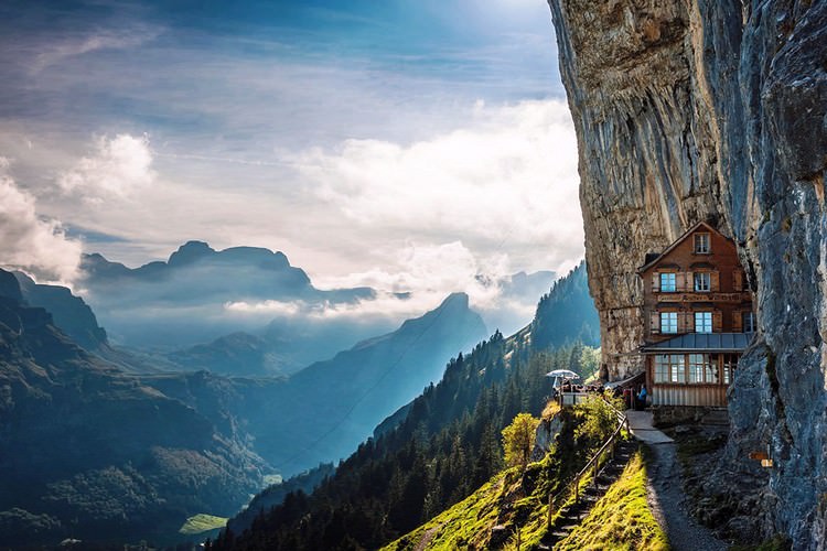 Äscher Cliff