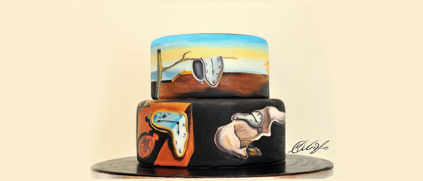 خلق نقاشی های مشهور روی کیک