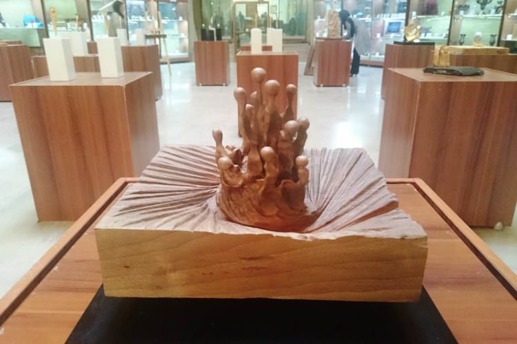برگزاری نمایشگاه آثار چوب در سازمان میراث فرهنگی