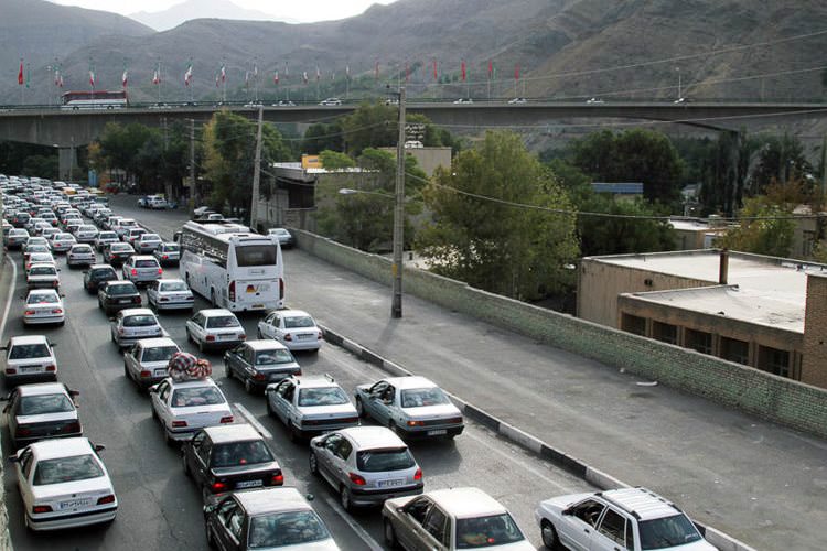 محدودیت‌های ترافیکی مسیر کرج - چالوس