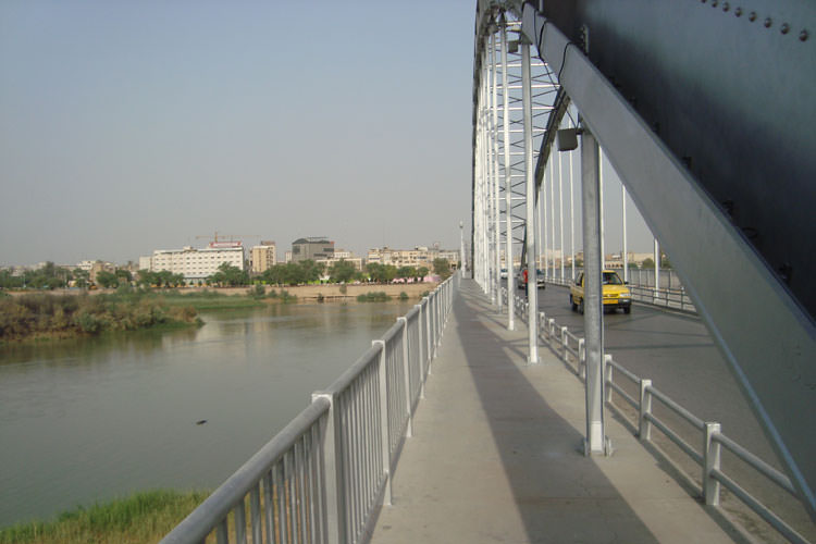 تصاویری از پل سفید اهواز