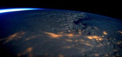 تصاویر فضایی شگفت‌انگیز از طوفان زمستانی جوناس