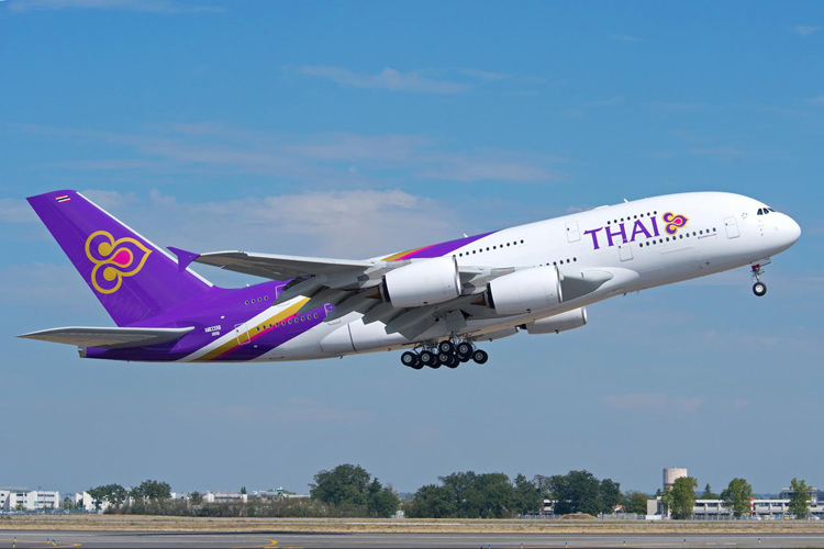 برقراری اولین پرواز هواپیمایی ملی تایلند به ایران در مسیر بانکوک - تهران - کجارو