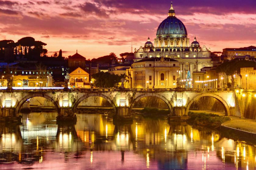 گشت و گذار شبانه در رم
