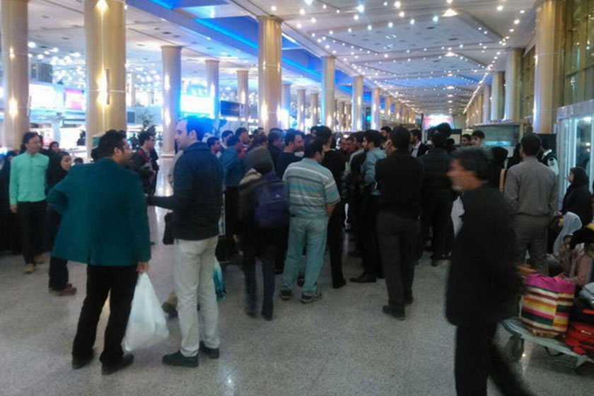تاخیر چند ساعته در فرودگاه شهید هاشمی نژاد مشهد