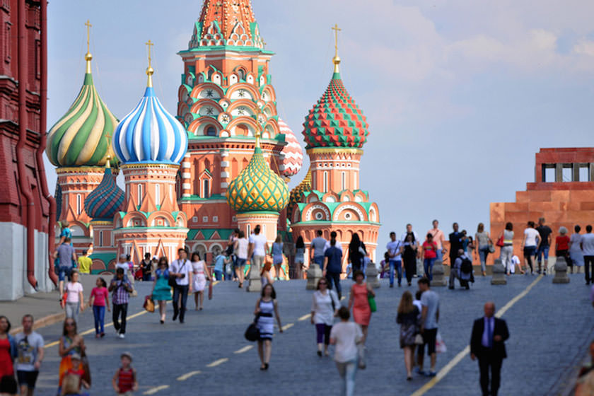 مسکو پذیرای ۱۲ میلیون گردشگر در سال نوی میلادی