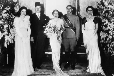 ثبت عکس های ازدواج فوزیه و محمدرضا پهلوی در اسناد سعدآباد