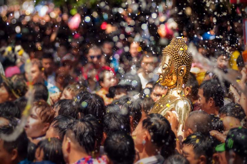 جشنواره سونگ کران، جشن آب بازی تایلندی
