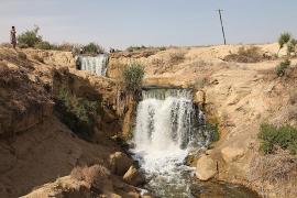 تنها آبشارهای کشور مصر 