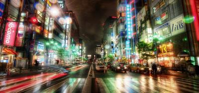 زیبایی خیره‌ کننده توکیو در شب