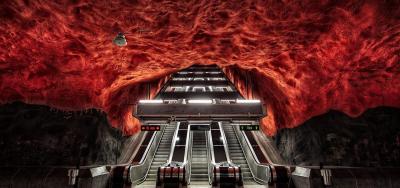 شکوه و زیبایی ناب در عمق زمین: ایستگا‌ه‌های متروی استکهلم