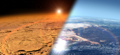 مریخ در نزدیک‌ترین فاصله ده سال اخیر خود از زمین، تماشا کنید