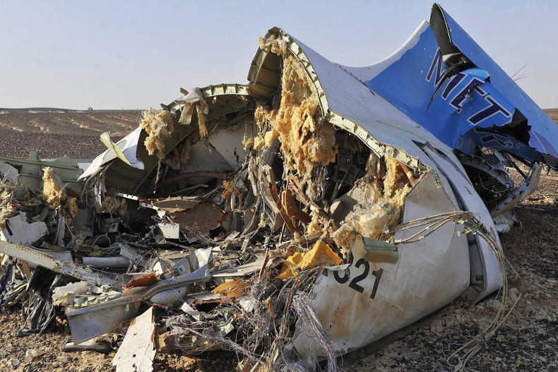 لاشه هواپیمای مسافربری مصری در عمق مدیترانه