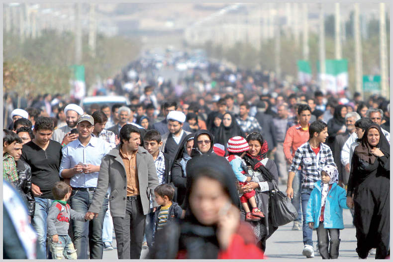 جمعیت ایران مرز ۷۹ میلیون نفر را رد کرد