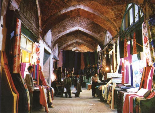 مغازه های بازار کرمانشاه