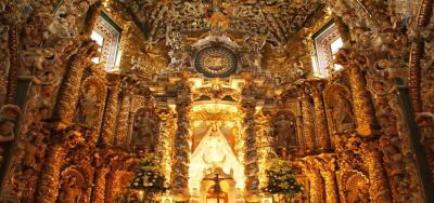  کلیسای سانتاماریا مجلل ترین کلیسای دنیا؛ مکزیک