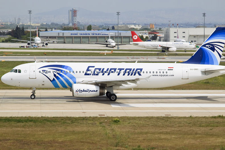 فرود اضطراری هواپیمای مصری به خاطر هشدار دروغ