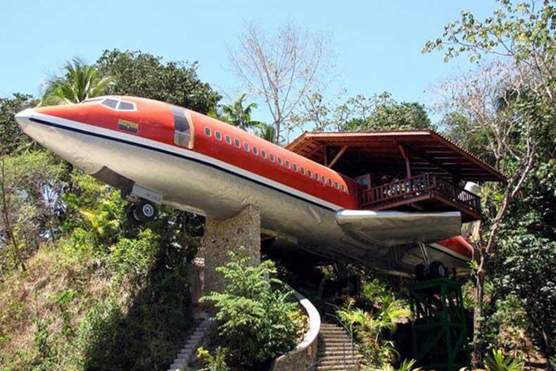 هتل هواپیمای بوئینگ ۷۴۷ در کاستاریکا