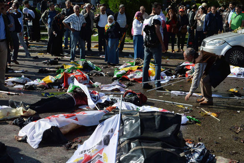 انفجار انتحاری در «غاز عینتاب» ترکیه ۵۰ کشته و حدود ۱۰۰ زخمی برجای گذاشت