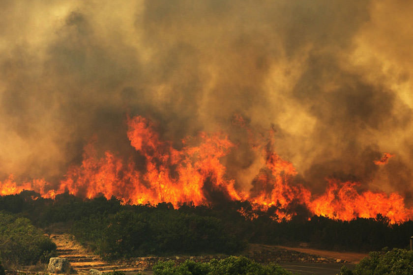 سوزاندن ۱۰ هکتار از مراتع دماوند توسط گردشگران