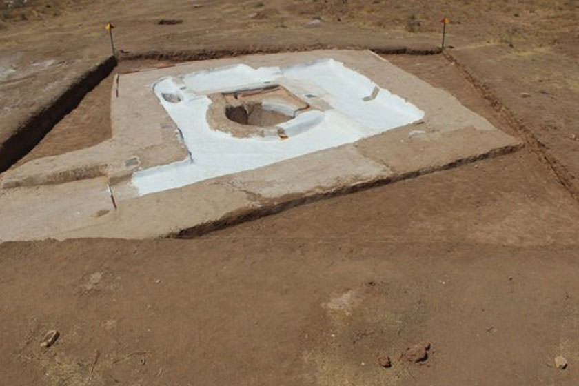 سازه معماری از دوره ساسانی در تاکستان کشف شد