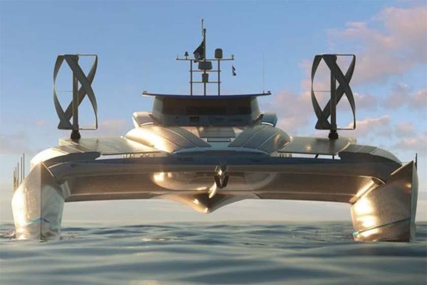 قایقی که با انرژی خورشیدی، باد و هیدروژن تولیدی خود سراسر جهان را می‌ پیماید