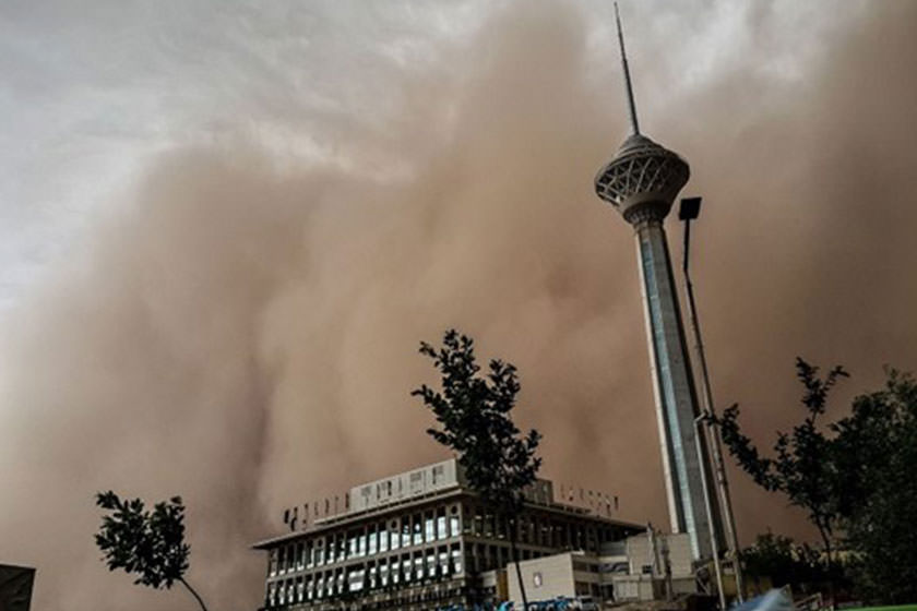 وزش باد شدید و گرد و خاک در تهران و ۶ استان دیگر پیش بینی شد