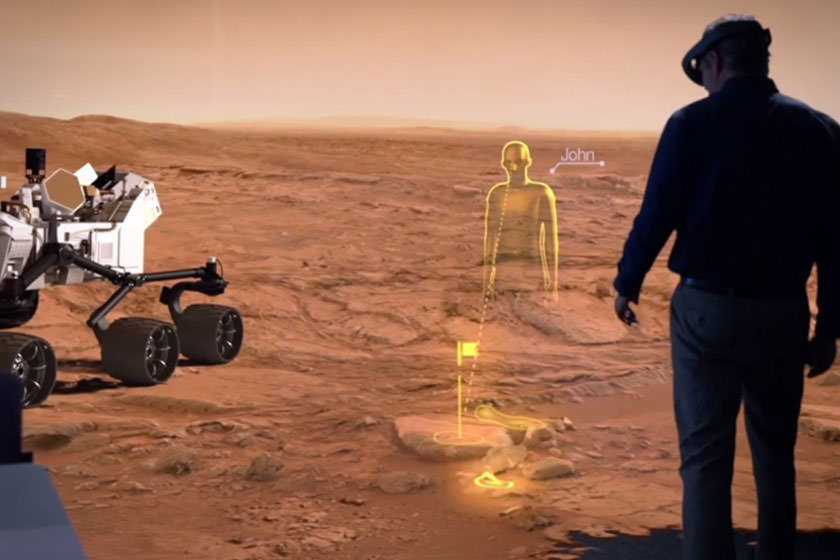 سفر مجازی به مریخ با هولو لنز مایکروسافت توسط ناسا اجرا می شود