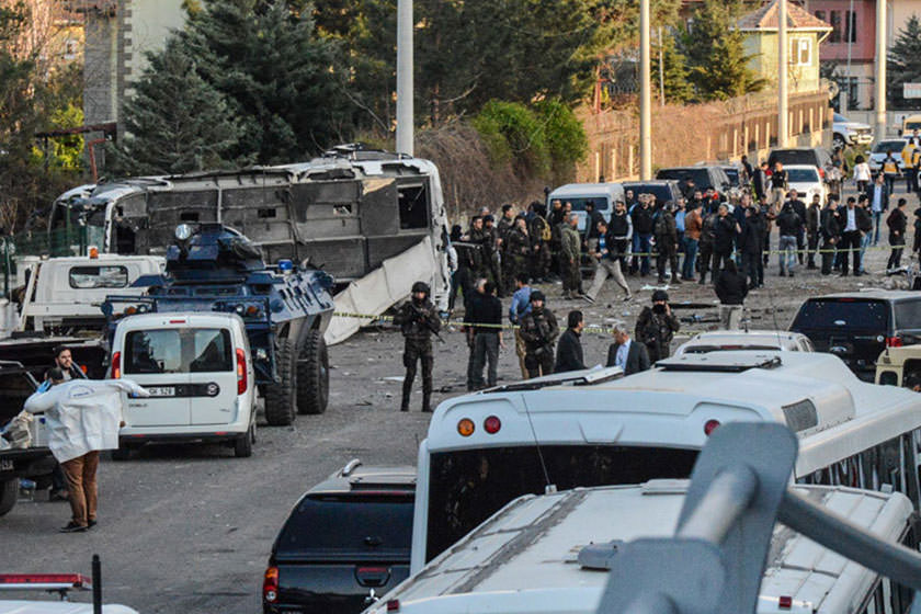 وقوع انفجار در استان دیاربکر ترکیه 