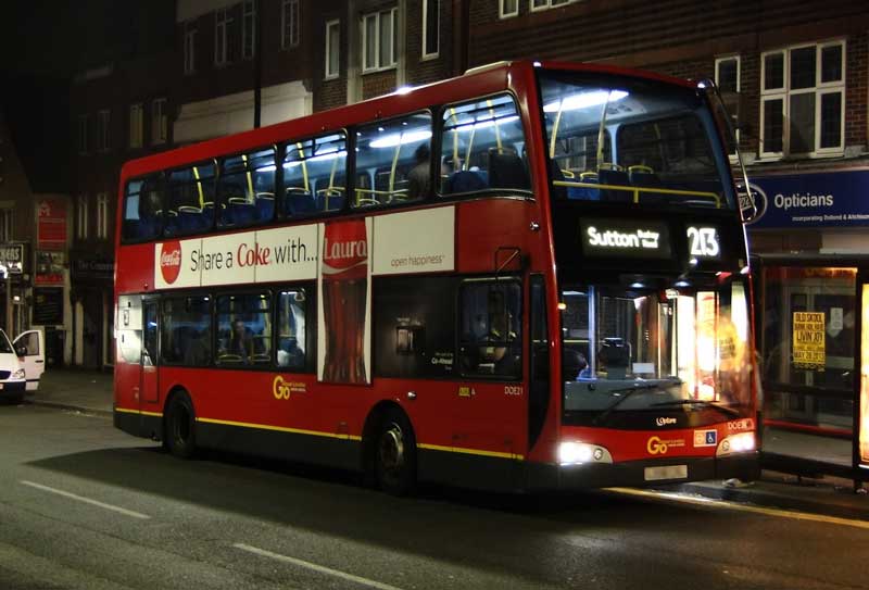 اتوبوس‌های شبانه در لندن