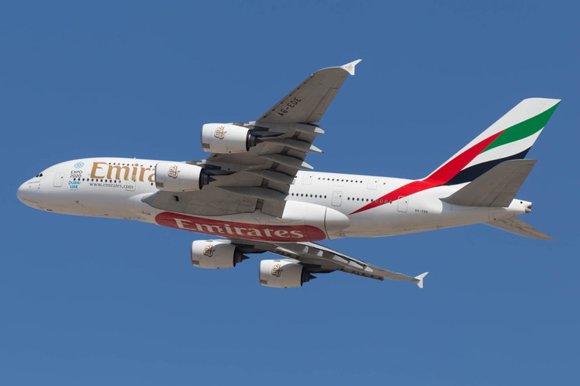 هواپیمایی امارات، صدمین هواپیمای A380 خود را سوم نوامبر تحویل می‌گیرد
