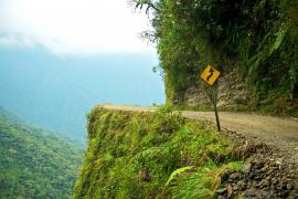 جاده مرگ در بولیوی؛  مسیر سفری پرمخاطره