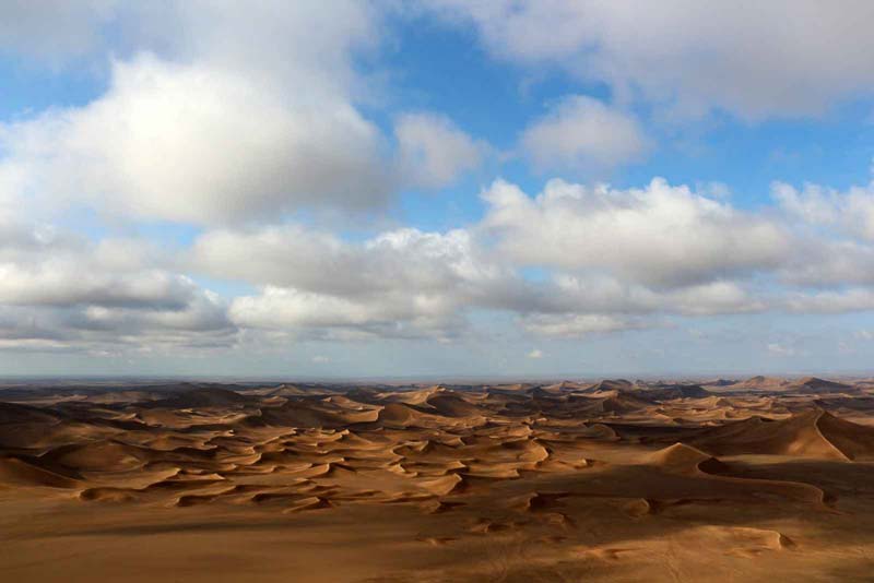 Sand dunes in Righ Jan.