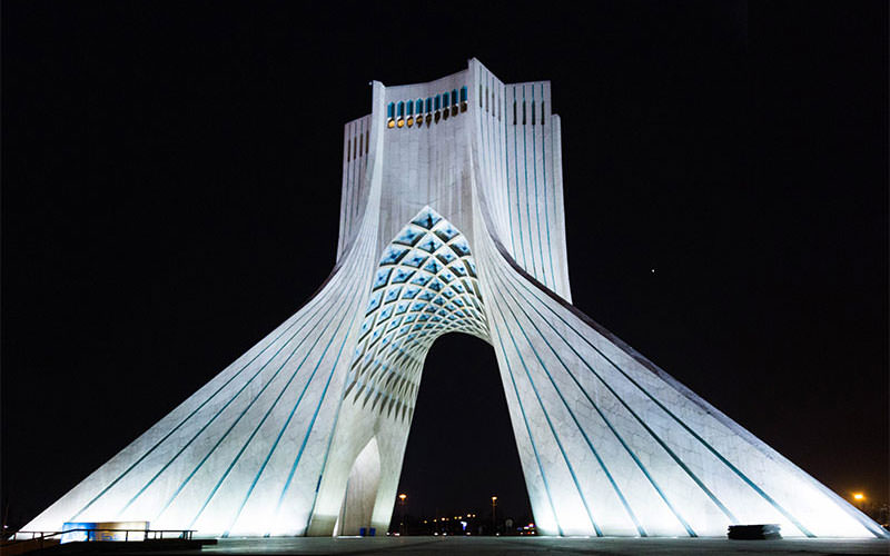 عکس میدان آزادی تهران از بالا