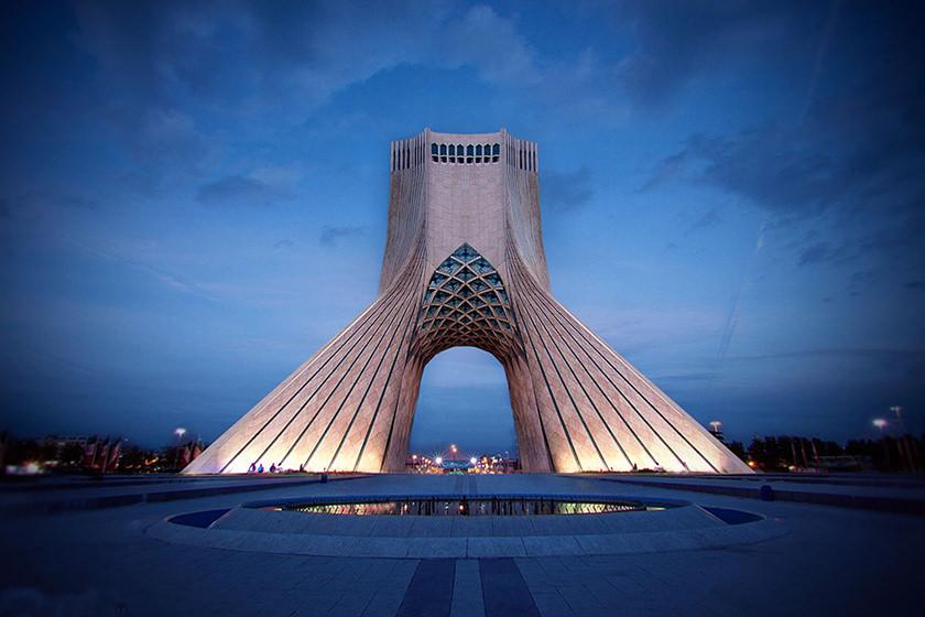 عکس های میدان آزادی تهران از بالا