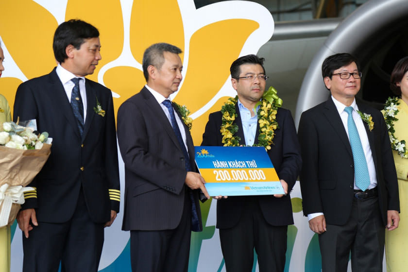 دستیابی هواپیمایی ویتنام به رکورد ۲۰۰ میلیون نفری انتقال مسافر