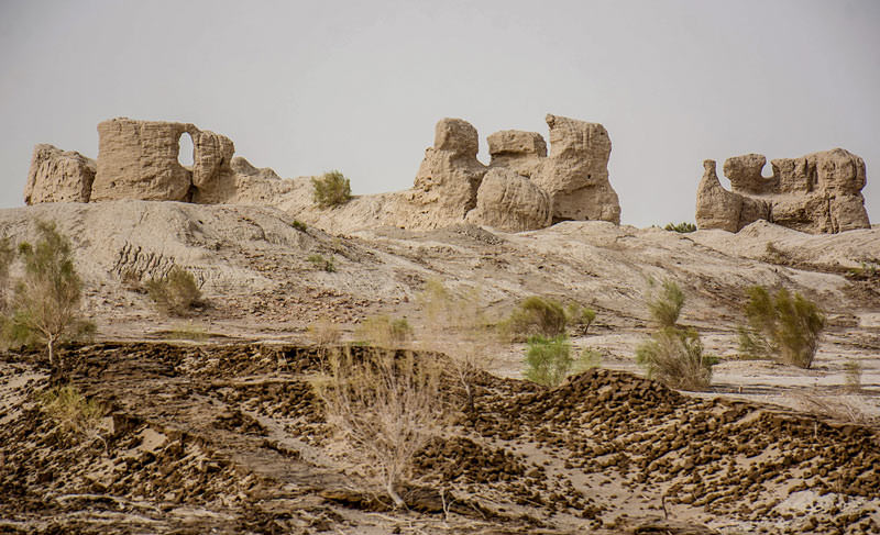 View of the old Zahedan castle