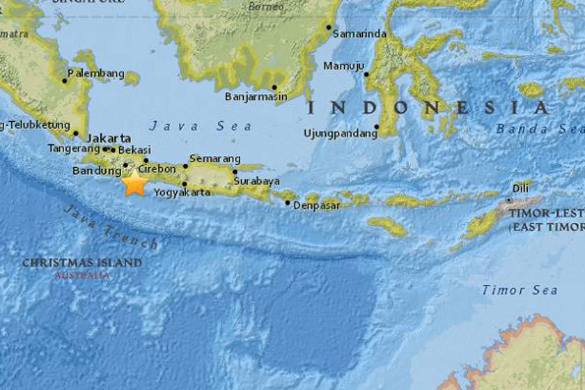 زلزله شدید در اندونزی با ۲ نفر کشته