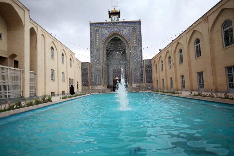 استهر آب و برج ساعت مسجد جامع کرمان