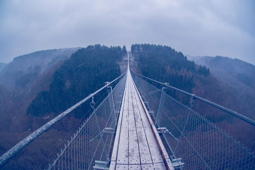 طولانی ترین پل معلق جهان در آلمان افتتاح شد